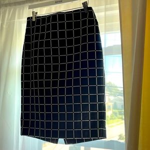 Charter Club Black and White Pencil Skirt